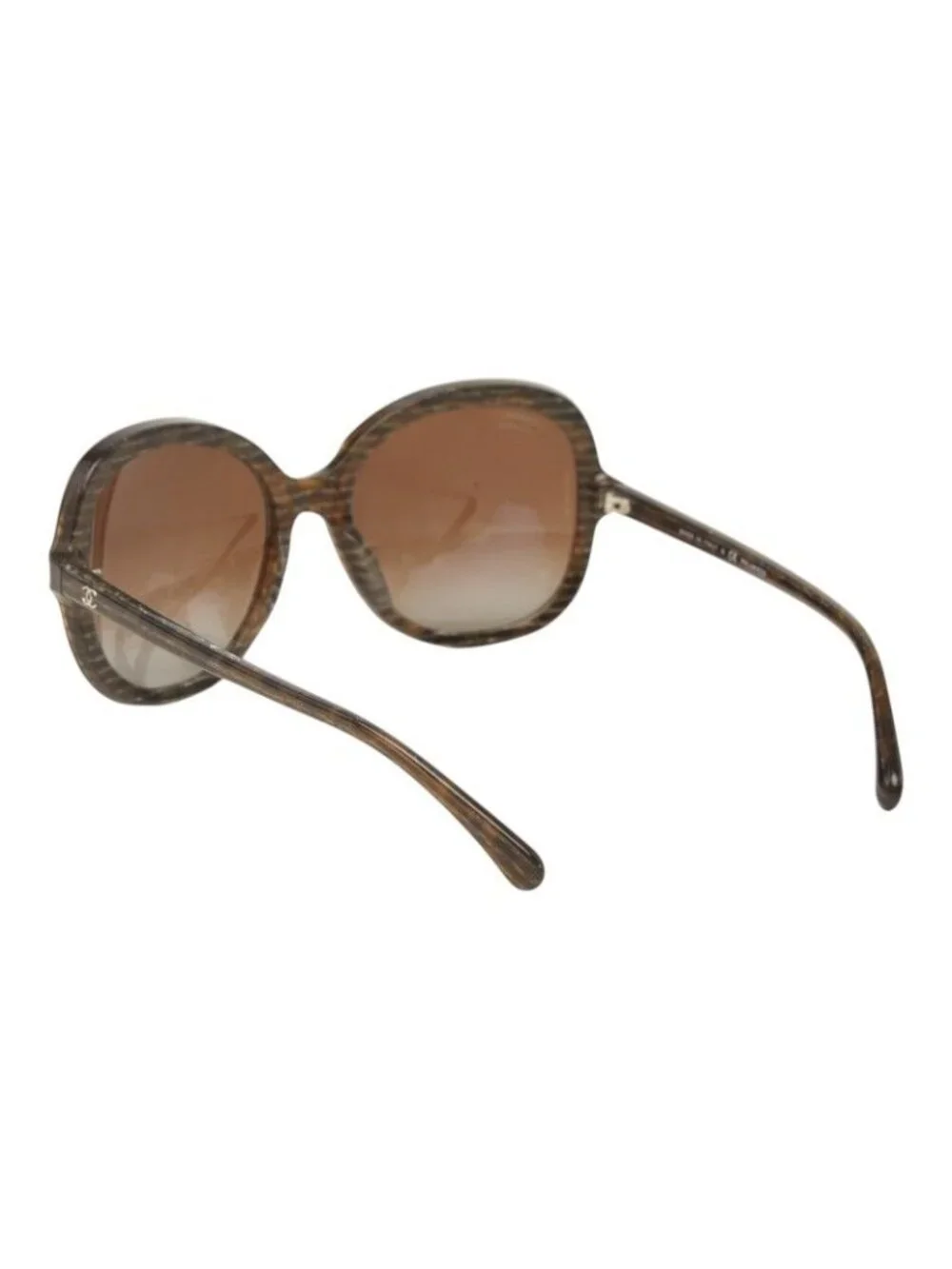 Chanel CC Logo Sunglasses Brown Acetate Eyewear